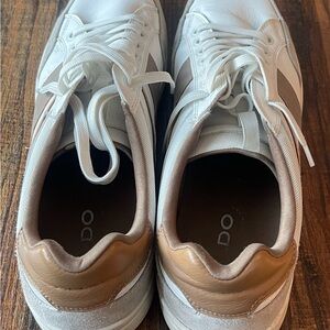 Aldo Men's White and Tan Sneakers